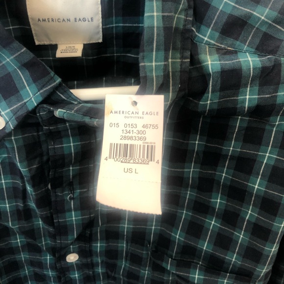 Two new with tags American Eagle Men’s button up - Picture 5 of 5